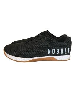 Nobull Outwork Edge Mens Size 9.5 Women’s 11 Black White Gum Training Sneakers